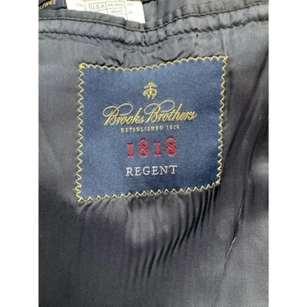 Brooks Brothers Regent 1818 Pinstripe Blazer Wool Jacket Made in Italy‎
